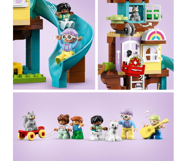 LEGO DUPLO 10993 Domek na drzewie 3 w 1 - 1091436 - zdjęcie 8